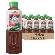 金蜜蜂 冬瓜露, 680ml, 24瓶