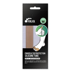 포렉스 손가락 발가락 보호 실리콘 튜브 물집 방지, 1개