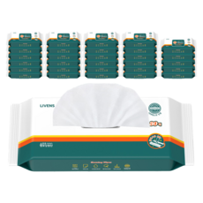 LIVENS 濕拖清潔布 30片, 30個