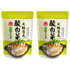 義美 酸白菜火鍋湯底 750g/包 酸香開胃 常溫保存, 2包