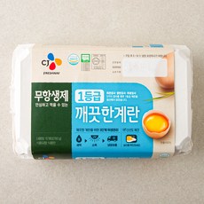 CJ 무항생제 1등급 깨끗한 계란, 15구, 1개