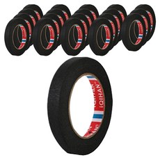 iQIHAN 다다 칼라 마스킹테이프 검정 20 mm x 20 m, 20개