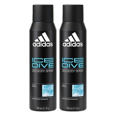 adidas 愛迪達 男用體香噴霧 品味透涼, 150ml, 2瓶