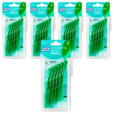 TePe L型牙間刷 Interdental Brush 角度 0.8mm 綠色, 6入, 5個