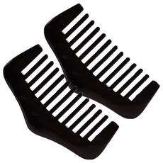 MEO 水牛角頭皮按摩梳 頭皮用 5號, 單一顏色, 2個