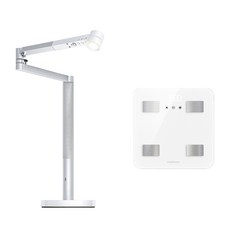 dyson 戴森 Solarcycle Morph 檯燈/桌燈 四合一多功能照明 附贈MEDISANA體脂計, 銀白色