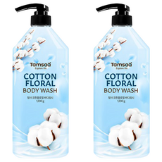 Tamsaa 棉花花香 香氛沐浴乳, 1.2kg, 2瓶