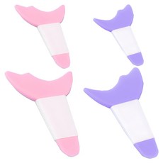 睫毛彩妝輔助器2件組, 2套, 粉紅色 + 紫色