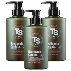 TS 어성초 탈모증상완화 샴푸, 500g, 3개