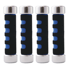 ALEX SPORTS 碳素鋼電鍍啞鈴 發泡海綿握墊 1KG~10KG, 4個