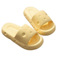 EVER HOUSE 起司防滑拖鞋, 奶酪黃, 1雙