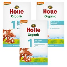 홀레 유기농 분유 1단계, 500g, 3개