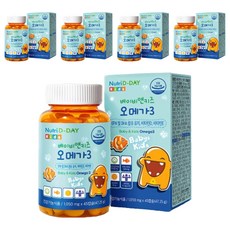 Nutri D-DAY 嬰幼兒與孩童Omega-3咀嚼片營養劑, 45顆, 5個