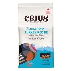 CRIUS 克瑞斯 天然糧無榖貓糧 火雞肉, 1lb, 1包