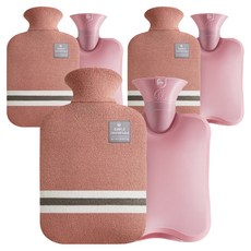 潮流 2L 保溫水袋 + 針織套組 棕色, 3套