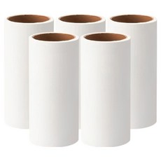리빙필로 심플 미니 먼지제거 옷청소 돌돌이 클리너 리필 화이트종이, 5개