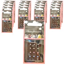 GLOSSYBLOSSOM 金鑽美甲貼, 愛心, 18件