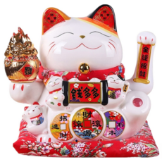 【半島良品】招財貓擺飾, 開運招財錢多多 多色