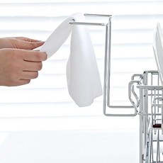 Login 不鏽鋼碗盤瀝水架配件 抹布架, 1個, 單一顏色