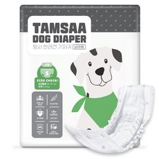 Tamsaa 寵物公犬用尿布, 30入, 小型, 1個