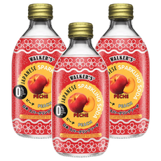 馬來西亞 WALKER'S 無糖氣泡飲 蜜桃風味, 290ml, 3瓶