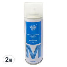 皇卡 鞋子除臭劑 海洋型, 260ml, 2罐