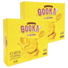 Bibica GOOKA 古卡起司圓餅, 180g, 2盒