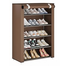 EDISH 組合式防塵收納鞋櫃 92 x 60 x 30cm 顏色隨機, 5層