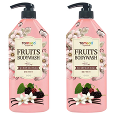 Tamsaa 香氛沐浴乳 果香 900g 1瓶, 2瓶