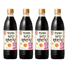 청정원 햇살담은 저당 맛간장, 840ml, 4개