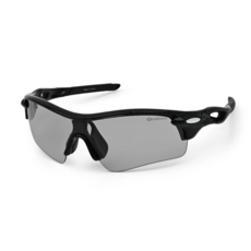 Oaklans 運動太陽眼鏡 Q320, 1個, 黑色鏡框 + 變色偏光鏡片