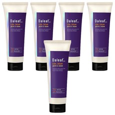 Daleaf 捲髮精華乳，集中修護受損捲髮，打造豐盈頭髮, 150ml, 5條