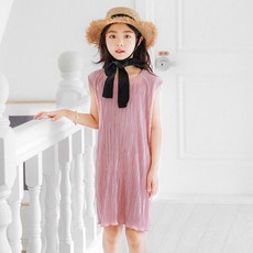 Kids Recipe 女童透氣飄逸百褶洋裝