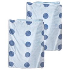 ONE&ONE 慶峯棉業 棉花糖圓點瞬吸浴巾, 顏色隨機, 2條