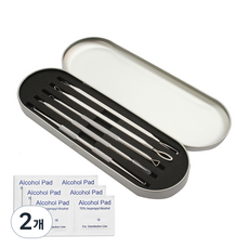 IFRIT 10種去除工具 + 6片酒精棉片組合, 10種粉刺擠壓器組合, 2個