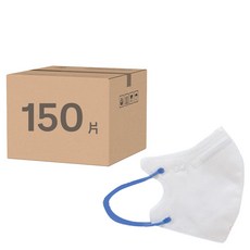 德冠 Deguan 兒童3D立體口罩, 50片, 白色 藍帶, 3盒