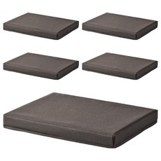 HANSSEM Sam Polly 收納籃蓋, 灰色, 5個