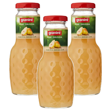 granini 50%西洋梨汁, 250ml, 3瓶
