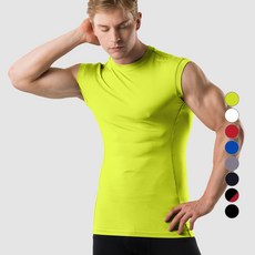 아르메데스 남성용 냉감 기능성 쿨 언더레이어 민소매나시 AR-121