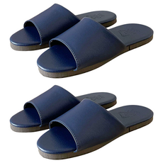 TAIWAN SLIPPER 台灣犀利趴 兒童簡約皮拖, 星光藍, 2雙
