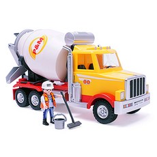 playmobil 摩比人 預拌混凝土卡車工作玩具 9116, 1個