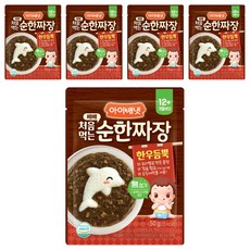 아이배냇 베베 처음먹는 순한 소스, 50g, 5개, 짜장