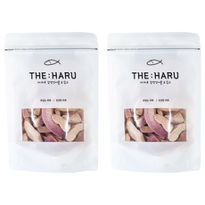THEHARU 香甜粉色蜜桃脆片, 2包, 50g