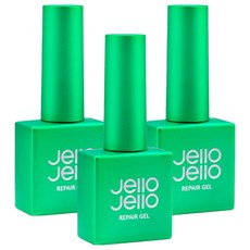 Jello Jello Non Wipe Clear Repair Gel, 單色, 10ml, 3瓶
