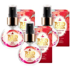 바디홀릭 바디미스트 레드포션, 50ml, 3개