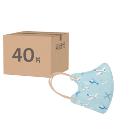 CS 凱馺國際 幼幼3D立體醫用口罩, 飛行員MINI, 20片, 2包