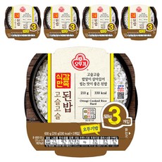 오뚜기 식감만족 고슬고슬된밥, 210g, 15개