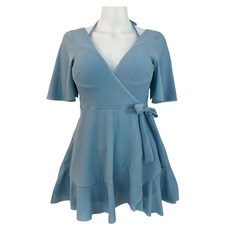 TUBE TREE 傘狀連身式大尺碼單件泳衣 B8208