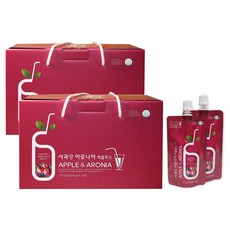 영주마실푸드엔헬스 사과랑 아로니아 착즙주스, 28개, 110ml
