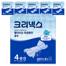 크리넥스 빨아쓰는 위생행주 블루, 40매, 18개